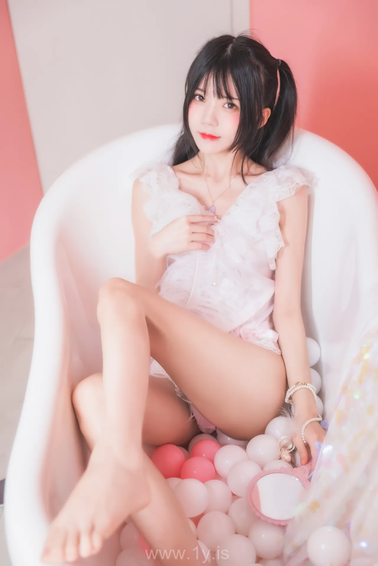 桜桃喵 NO.16 冬眠 粉色浴缸